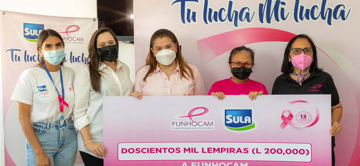 SULA entrega importante donativo a FUNHOCAM